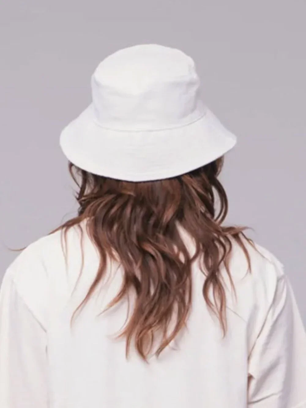Everybody.World Cream Recycled Cotton Canvas Bucket Hat S